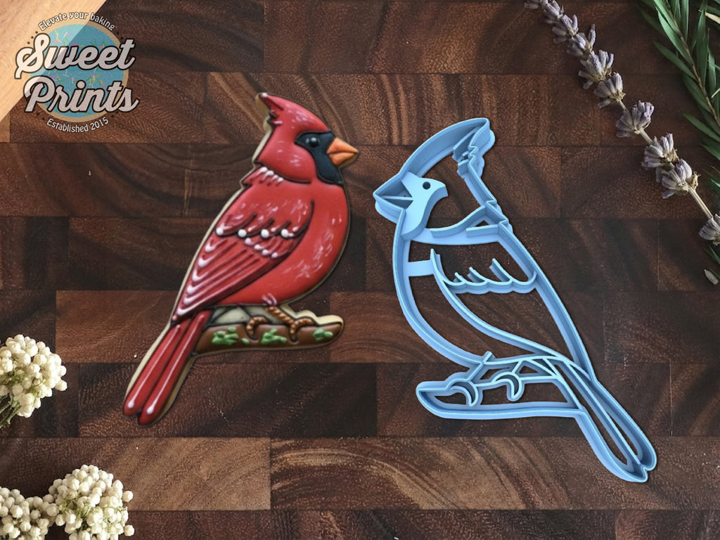 Cardinal Bird Cookie Cutter/Dishwasher Safe
