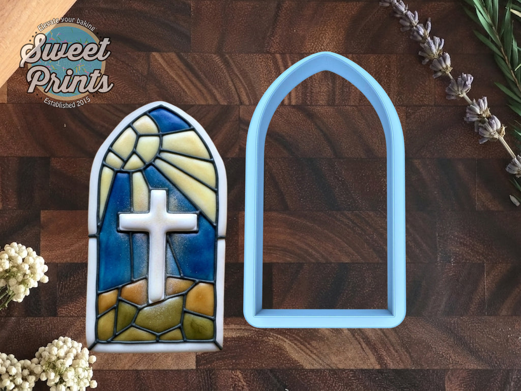 Stained Glass Window Cookie Cutter/Dishwasher Safe