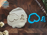 Set 2 Polymer Clay Breast and Awareness Ribbon Cutters/Dishwasher Safe