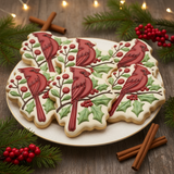 Christmas Cardinal Bird Cookie Cutter/Dishwasher Safe