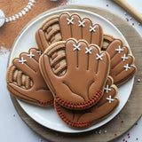 Baseball Glove & Baseball Cookie Cutter/Dishwasher Safe