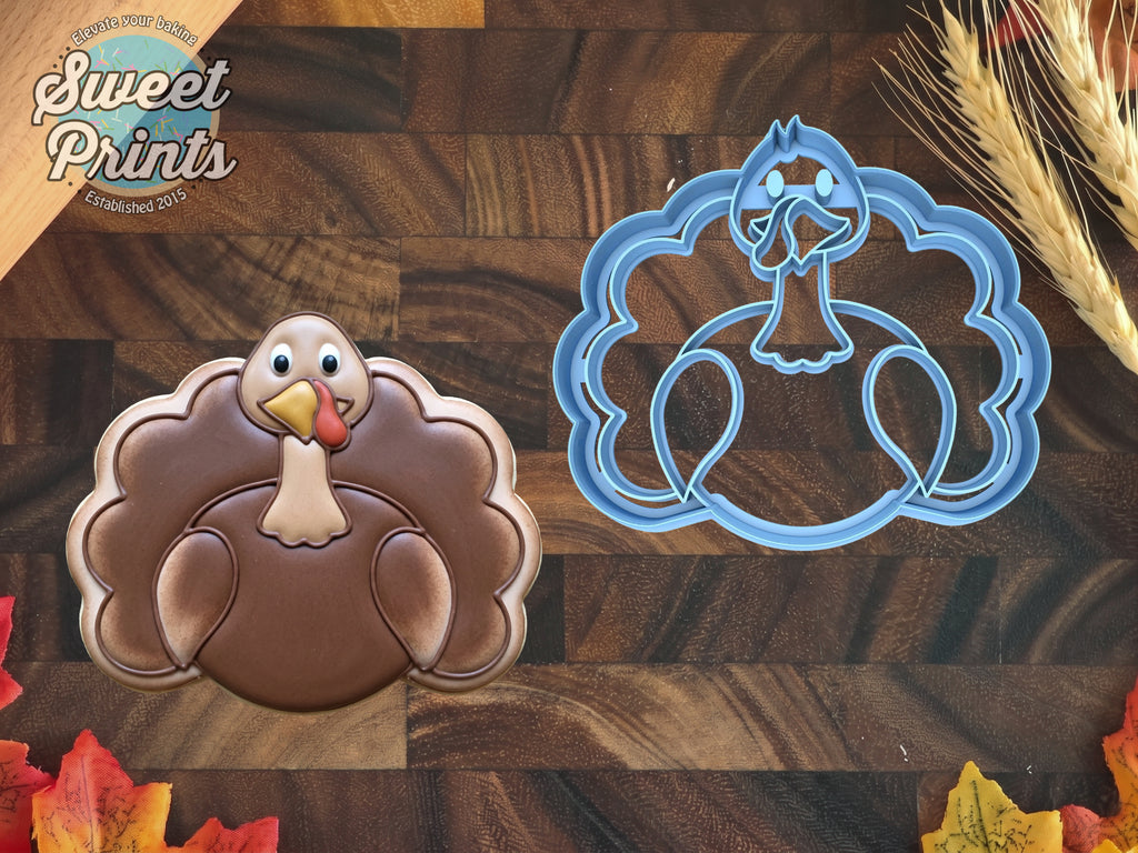 Plump Turkey Cookie Cutter, Dishwasher Safe