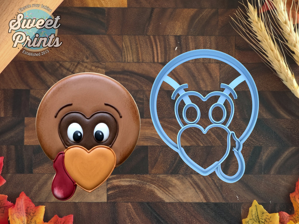Cute Turkey Cookie Cutter, Dishwasher Safe