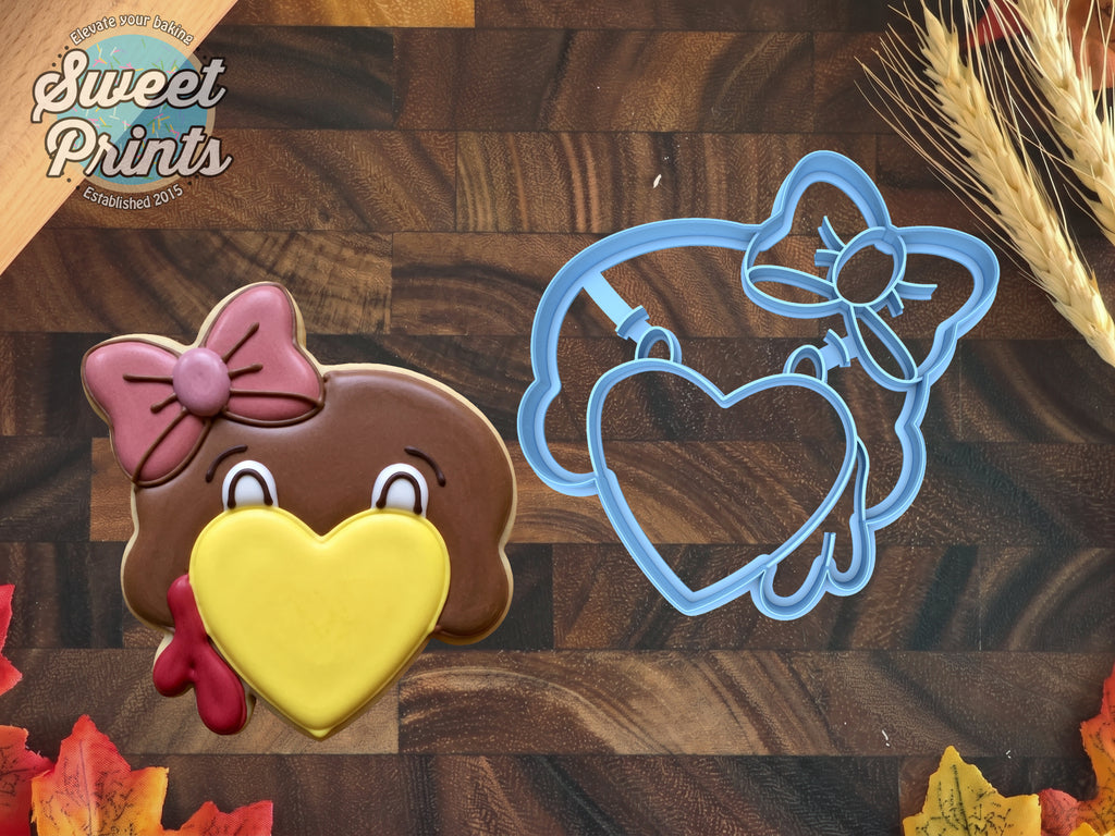 Mrs. Turkey Cookie Cutter, Dishwasher Safe