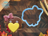 Mrs. Turkey Cookie Cutter, Dishwasher Safe