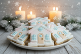 Cute House with Chimney Cookie Cutter/Dishwasher Safe