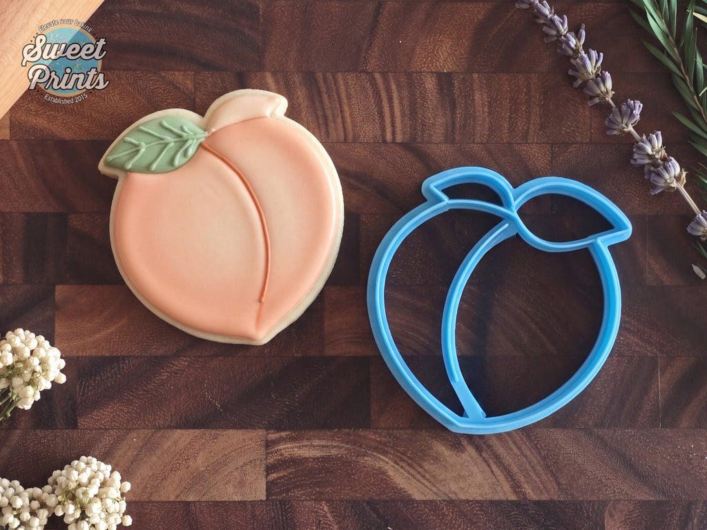 Peach Cookie Cutter/Dishwasher Safe