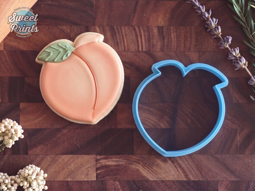 Peach Cookie Cutter/Dishwasher Safe