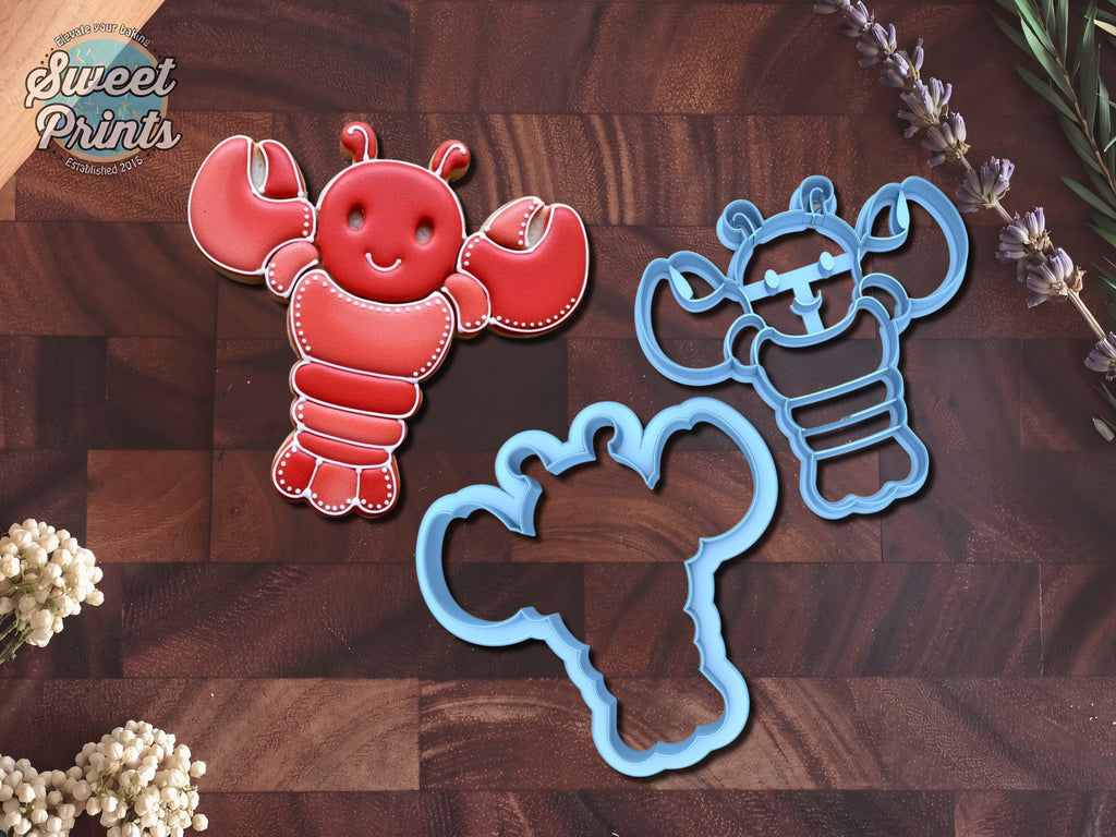 Set of 2 Lobster Cookie Cutters/Dishwasher Safe