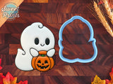 Trick or Treat Ghost Cookie Cutter/Dishwasher Safe