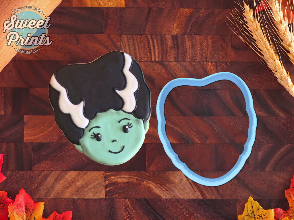 Cute Bride of Frankenstein Cookie Cutter/Dishwasher Safe