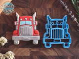 Semi Truck Cookie Cutter/Dishwasher Safe
