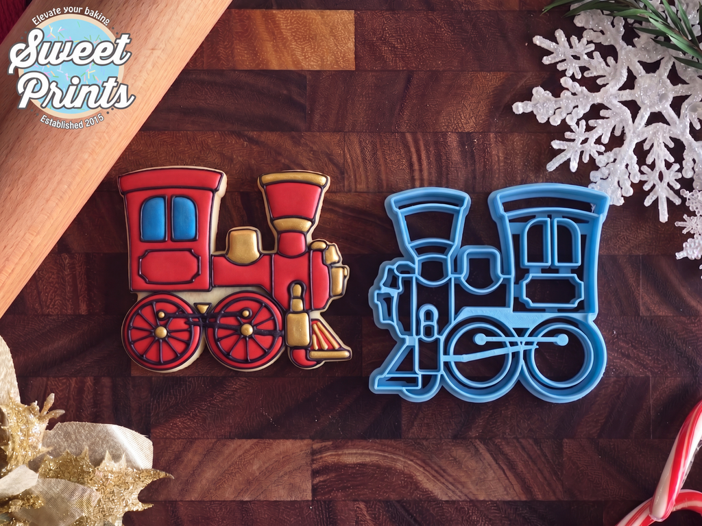 Train/Locomotive/Christmas Cookie Cutter/Dishwasher Safe