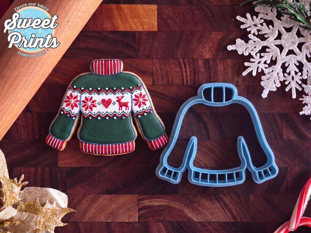 Sweater Cookie Cutter/Dishwasher Safe