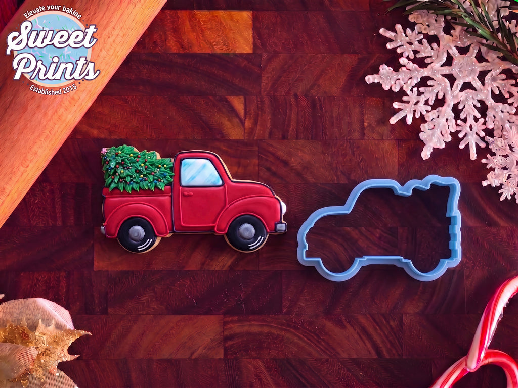 Pickup Truck with Tree Cookie Cutter/Dishwasher Safe