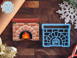 Fireplace with Fire Cookie Cutter/Dishwasher Safe