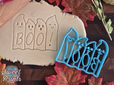 Boo Ghosts Cookie Cutter/Dishwasher Safe