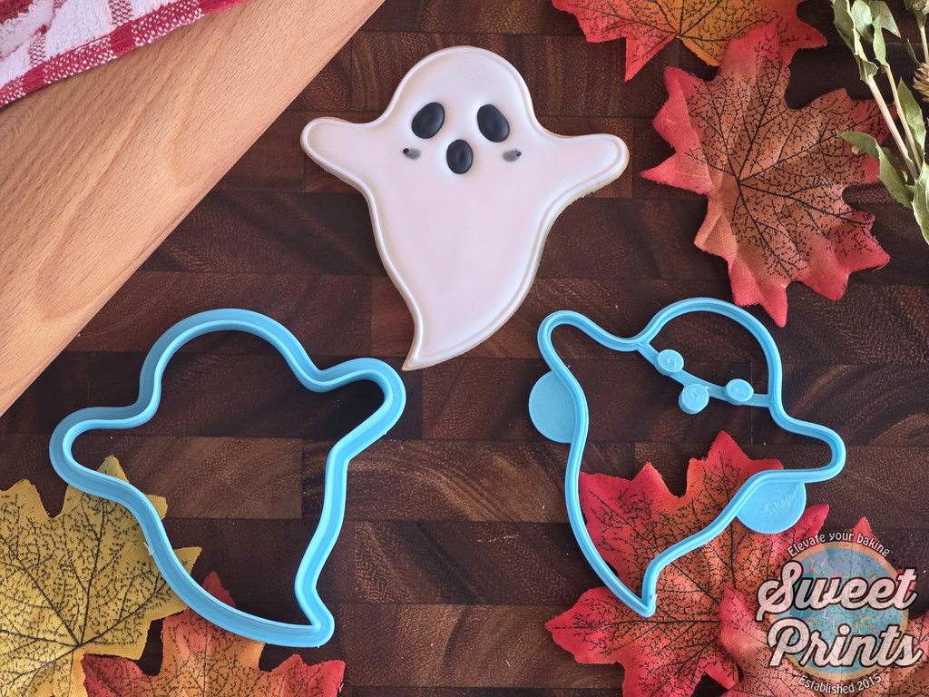 Ghost Cookie Cutter and Press/Dishwasher Safe