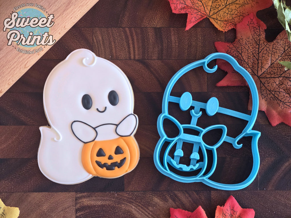 Trick or Treat Ghost Cookie Cutter/Dishwasher Safe
