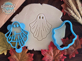 Ghost Wavy Cookie Cutter & Press/Dishwasher Safe