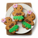 Tropical Gingerbread Girl Cookie Cutter/Dishwasher Safe/Christmas in July