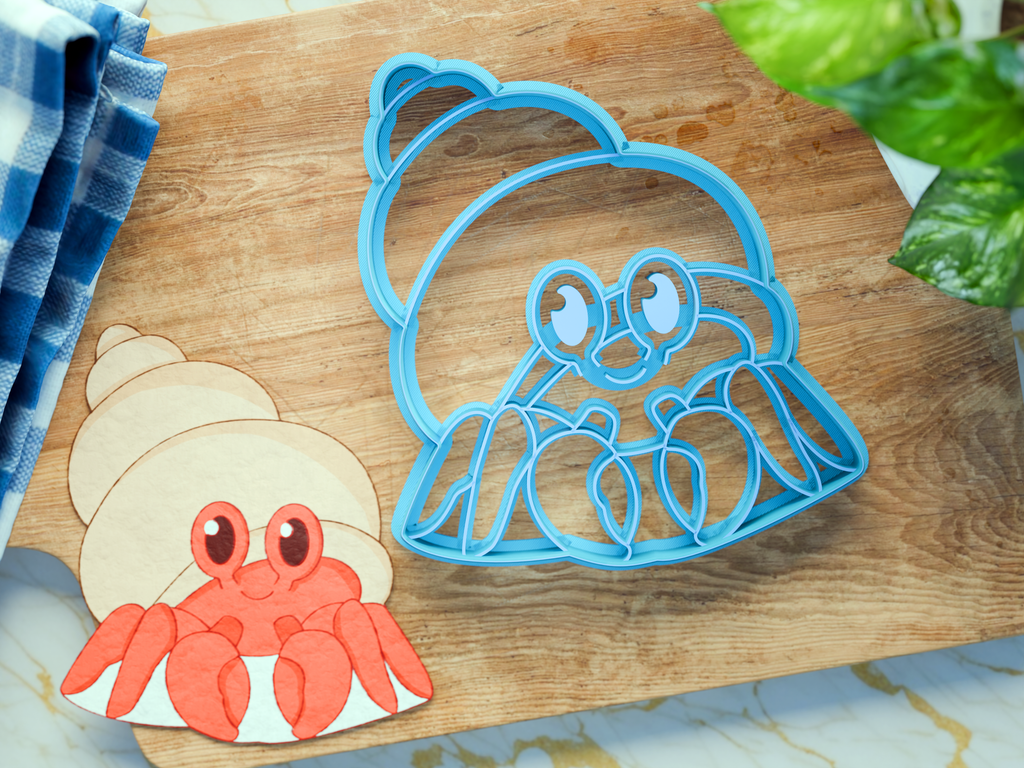 Hermit Crab Cookie Cutter/Dishwasher Safe
