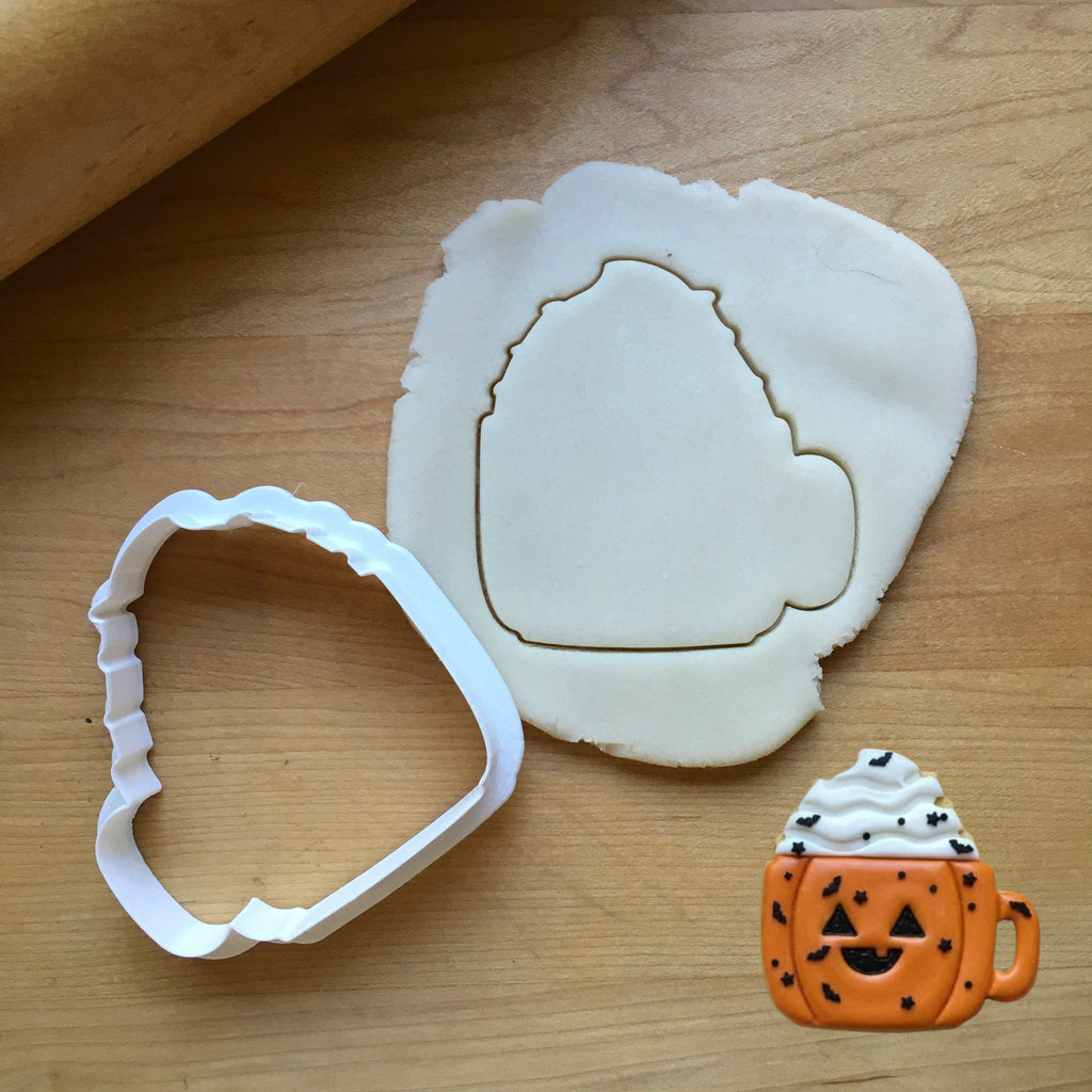 Jack-O-Lantern Pumpkin Latte Mug Cookie Cutter/Dishwasher Safe