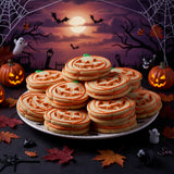 Set of 2 Jack-O-Lantern Cookie Cutters/Creates a Cut-Through/Dishwasher Safe