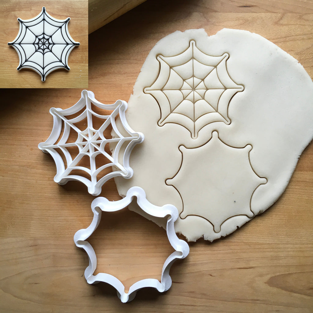 Set of 2 Spider Web Cookie Cutters/Dishwasher Safe