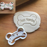 Fleas Navidog Dog Bone Cookie Cutter/Dishwasher Safe