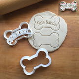 Set of 2 Fleas Navidog Dog Bone Cookie Cutters/Dishwasher Safe