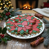 Christmas Poinsettia Cookie Cutter/Dishwasher Safe