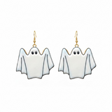 Set of 6 Polymer Clay Ghost Cutters/Clay Earring Shapes/Dishwasher Safe/Multi-Size