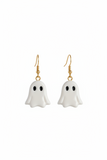 Set of 6 Polymer Clay Ghost Cutters/Clay Earring Shapes/Dishwasher Safe/Multi-Size