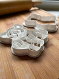 Set of 2 Baby Tiger Cookie Cutters/Dishwasher Safe