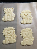 Set of 2 Baby Lion Cookie Cutters/Dishwasher Safe