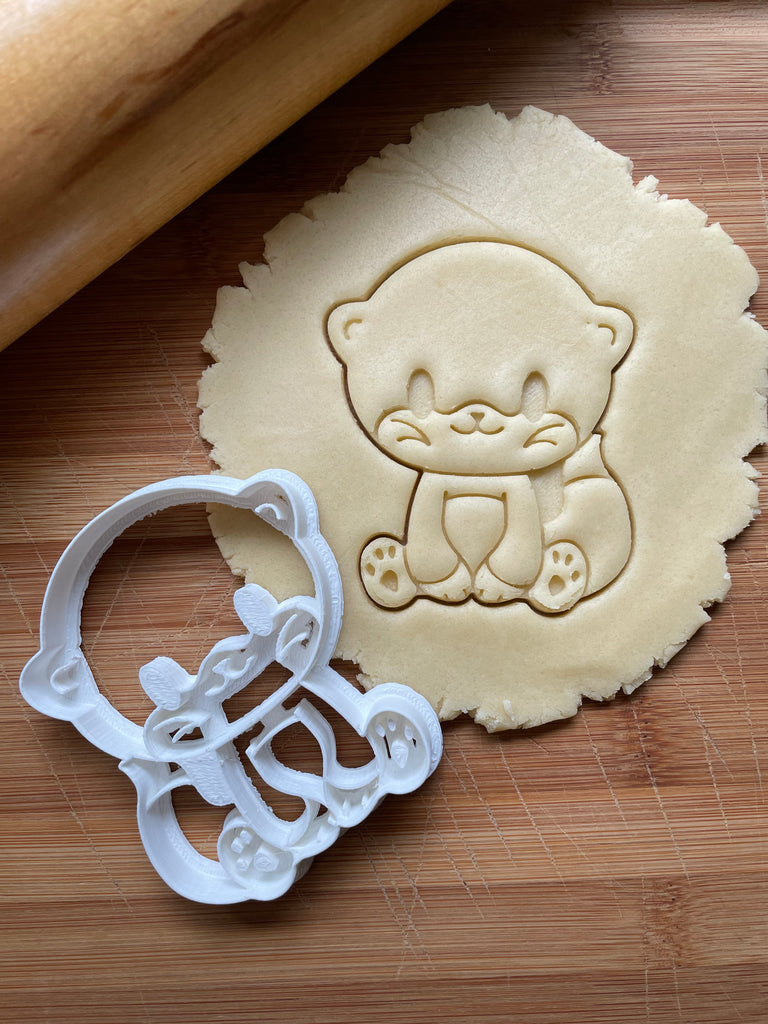 Set of 2 Baby Otter Cookie Cutters/Dishwasher Safe