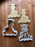 Set of 2 Baby Giraffe Cookie Cutters/Dishwasher Safe
