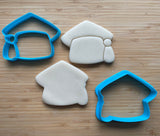 Set of 2 Graduation Hat Cookie Cutters/Dishwasher Safe