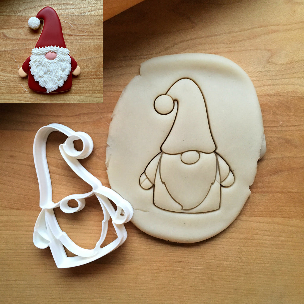 Santa Gnome Cookie Cutter/Dishwasher Safe