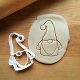 Set of 2 Santa Gnome and Present/Gift Cookie Cutters/Dishwasher Safe