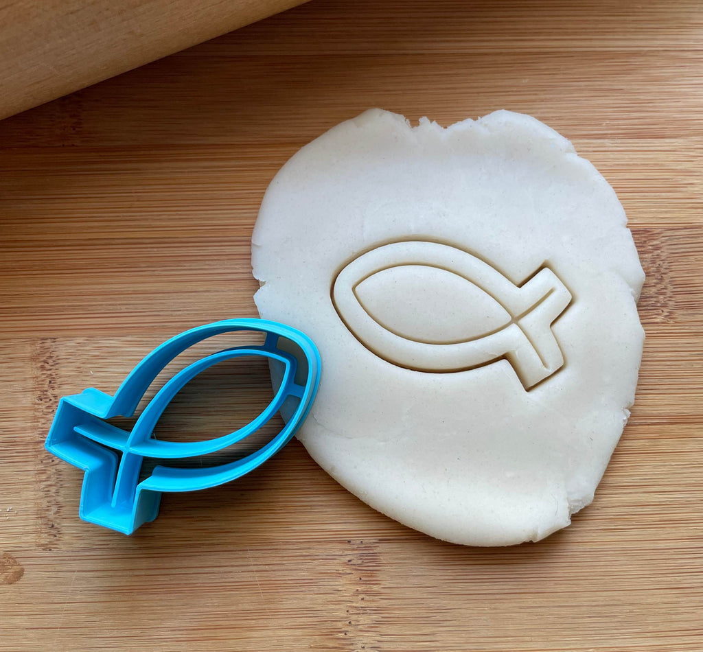 Ichthys Fish Cookie Cutter/Dishwasher Safe