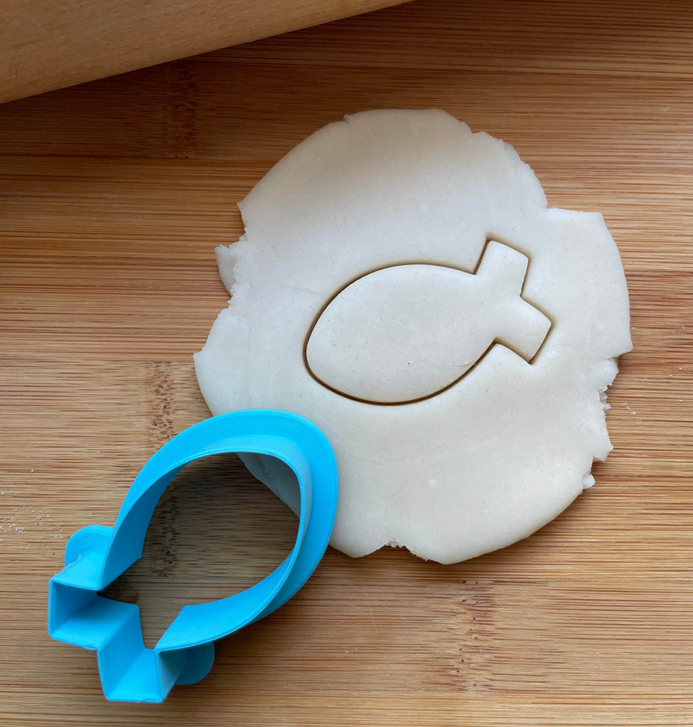 Ichthys Fish Cookie Cutter/Dishwasher Safe