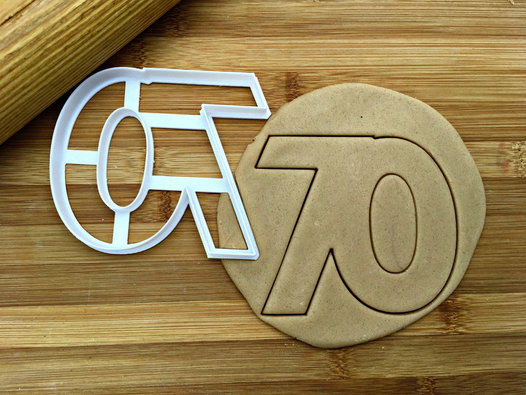 4" Number 70 Cookie Cutter/Clearance