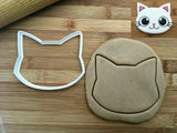 Cat Face Cookie Cutter/Dishwasher Safe