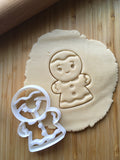 Cute Gingerbread Girl Cookie Cutter/Dishwasher Safe