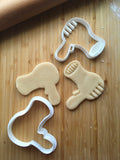 Set of 2 Hair Dryer Cookie Cutter/Dishwasher Safe