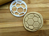 Set of 2 Soccer Ball Cookie Cutters/Dishwasher Safe