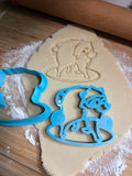Jimothy the Raccoon Cookie Cutter and Press/Dishwasher Safe