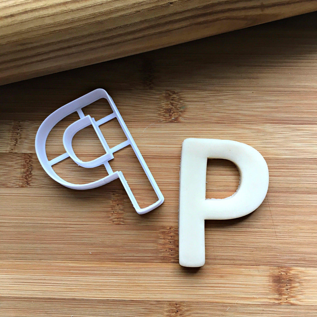 3" Letter P Cookie Cutter/Dishwasher Safe/Clearance